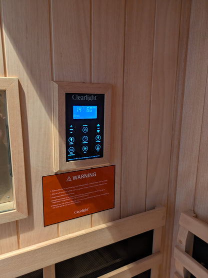 infrared sauna interior