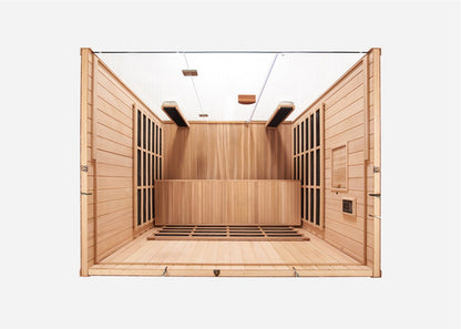 Sanctuary Yoga 4 Person Sauna | Okoume Pro